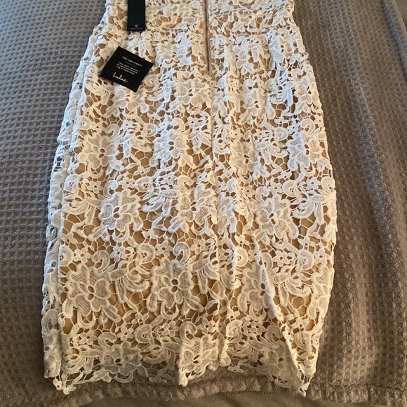 Lulus White Crochet Lace High-Low Dress - Picture 9 of 10